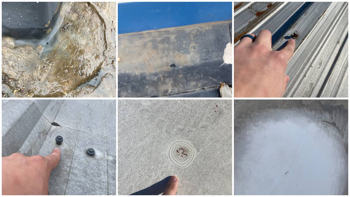 Commercial Roof Damage Pictures