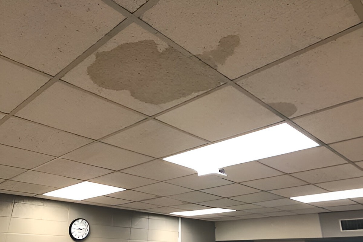 Inspecting Underside Of Roof Deck