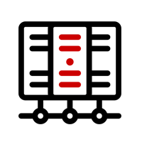 Data Center Roofing Icon