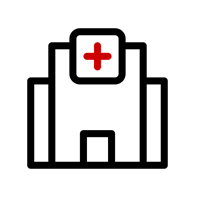 Hospital Roofing Icon