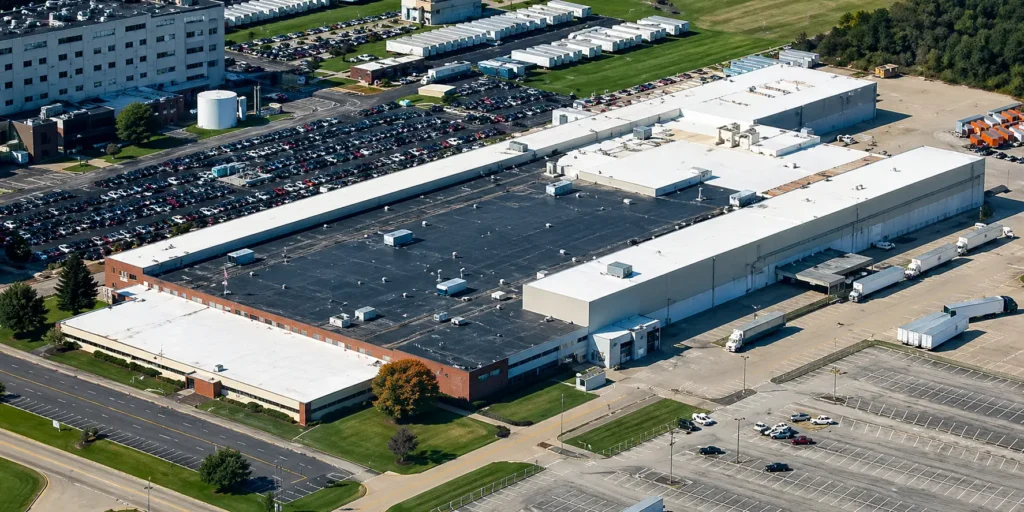 Industrial Factory Roofing Project Complete